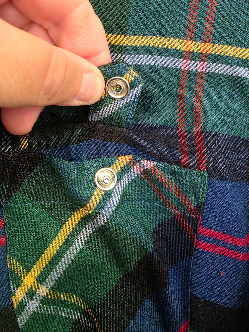 TIMELESS PLAID CHRISTOPHER BANKS FLANNEL 1026